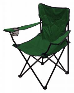 Skládací kempinková židle - Bari  | zelená, modrá