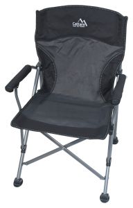 Skládací kempinková židle - Merit černá