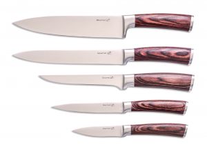 Sada 5 nožů Gourmet Dynamic + ocelový blok
