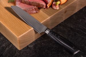 Kuchyňský nůž Gourmet Damascus Santoku 13 cm