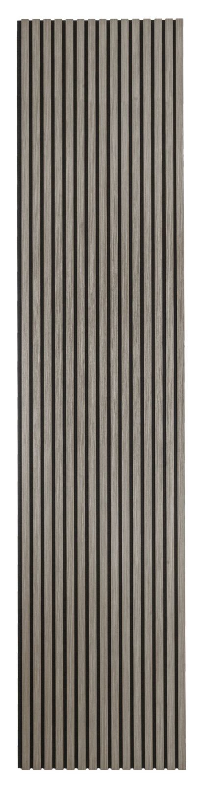 Akustický panel 270x60,5x2,1 cm, šedý dub