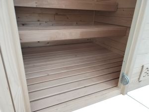 Dřevěný saunový rošt pro saunu Tampere HS1