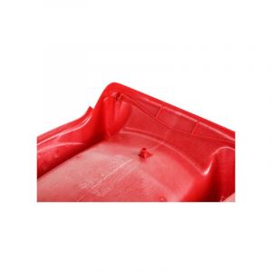 Plastová skluzavka YULVO s přípojkou na vodu - červená