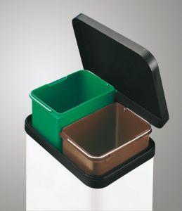 Koš na tříděný odpad Hailo Öko duo Plus M 2x9 litrů