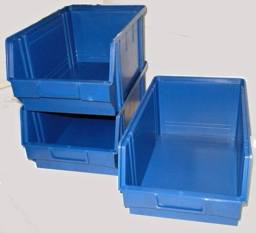 Plastový box na šroubky 105 - modrý min. odběr 12 ks