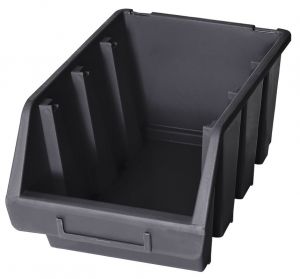 Plastový box na šroubky ERGOBOX 3 - 170x240x126 mm | černý bez víka, černý s víkem 
